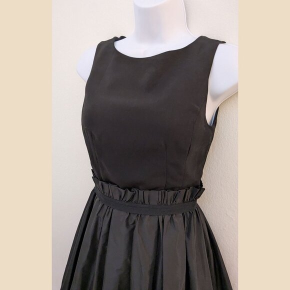 Fray I.D - Black Midi Cocktail Dress Size 0 - Picture 3 of 13